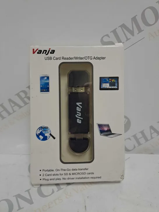 BOXED VANJA USB CARD READER/WRITER/OTG ADAPTER 