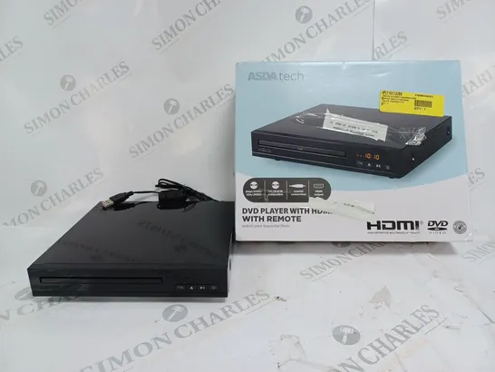 BOXED HDMI DVD PLAYER WITH REMOTE IN BLACK