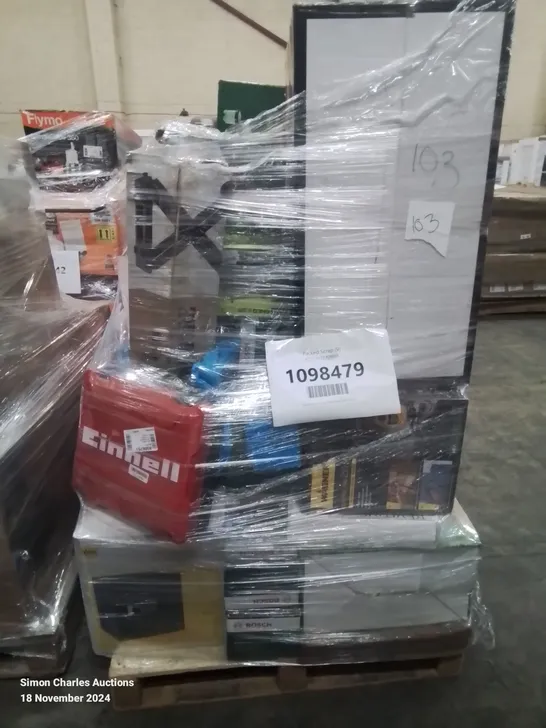 PALLET OF APPROXIMATELY 24 UNPROCESSED RAW RETURN HOUSEHOLD AND ELECTRICAL GOODS TO INCLUDE;