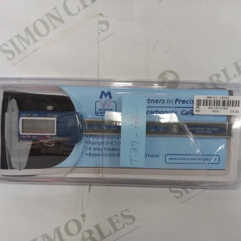 MOORE AND WRIGHT MAW11015DPC POLYCARBONATE DIGITAL CALIPER 150MM (6IN)