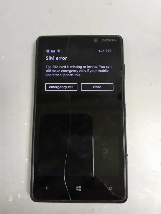 NOKIA WINDOWS SMARTPHONE - MODEL UNSPECIFIED 