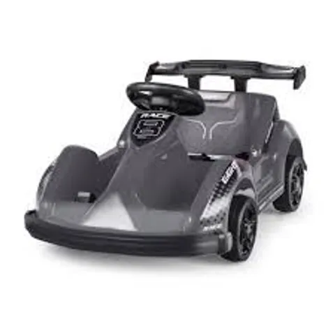 BOXED KIDS 6V ELECTRIC GO KART POWERED RIDE ON CAR WITH REMOTE CONTROL AND MUSIC