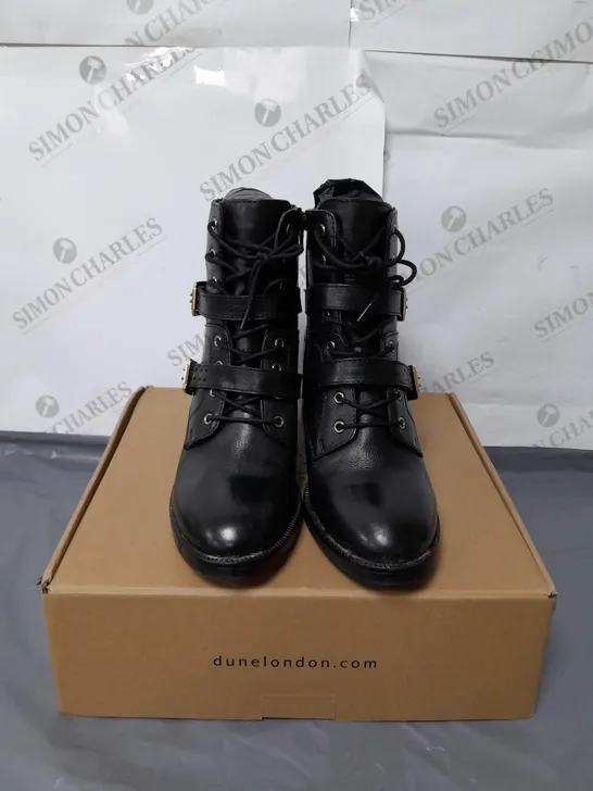 DUNE LONDON LADIES BLACK BOOTS SIZE 7