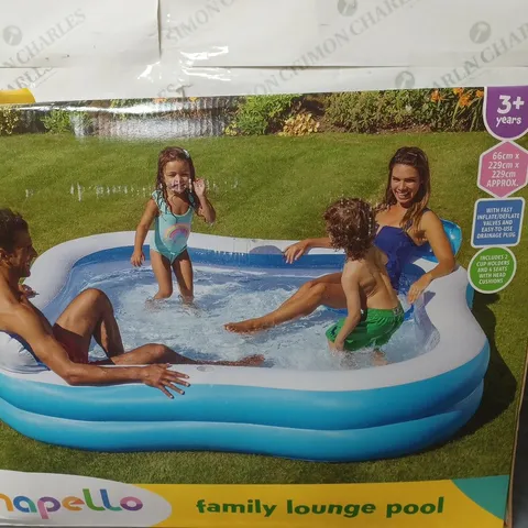 HAPELLO FAMILY LOUNGE POOL 66CM X 229CM X 229CM