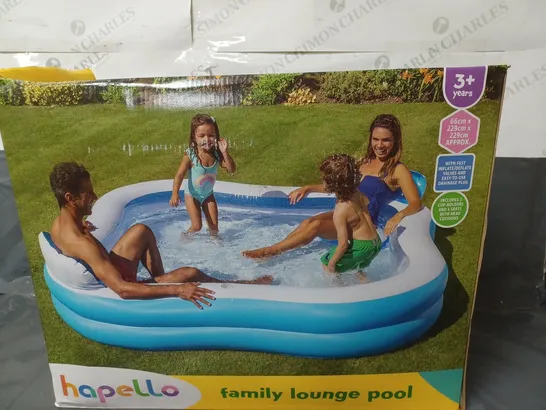 HAPELLO FAMILY LOUNGE POOL 66CM X 229CM X 229CM