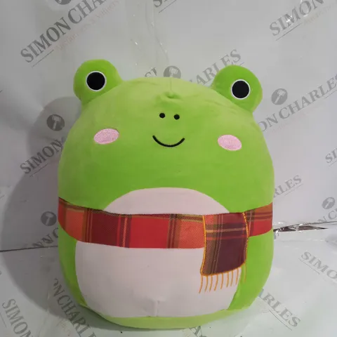SQUISHMALLOWS 12" GREEN FROG WITH SCARF PLUSH