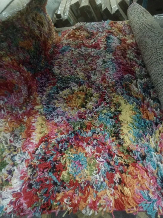 VERDUZCO RED/BLUE/YELLOW RUG 3'3"X5'