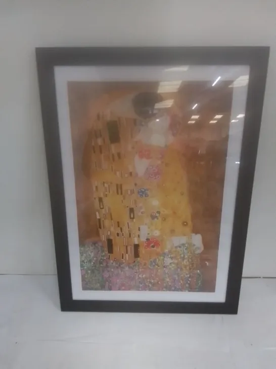 BOXED THE KISS NO.1 BY GUSTAV KLIMT POSTER IN FRAME 