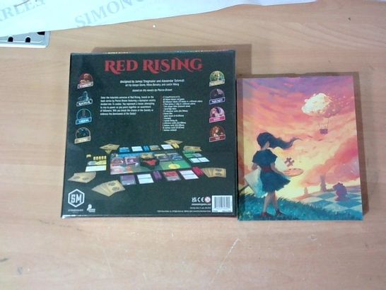 LOT OF 2 ASSORTED SEALED BOARD GAMES TO INCLUDE CANVAS AND RED RISING