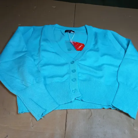 LAMIU TURQUOISE CARDIGAN SIZE S  