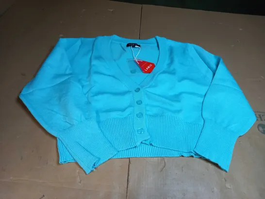 LAMIU TURQUOISE CARDIGAN SIZE S  