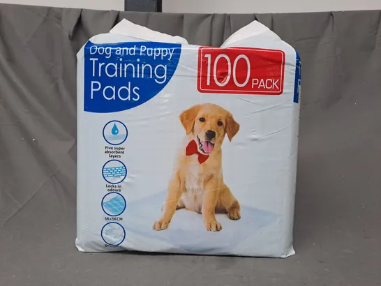 PACK OF 100 DOG AND PUPPY TRAINING PADS