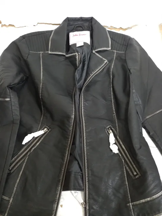 JOHN BANER JEANSWEAR BLACK JACKET - EUR 40