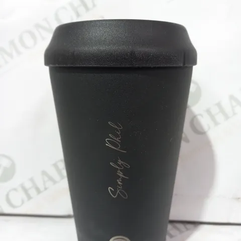 TOPL THE LIFE-PROOF CUP IN BLACK - PERSONALISED "SIMPLY PHIL"