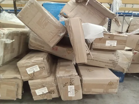 PALLET OF ASSORTED FLAT PACK FURNITURE PARTS