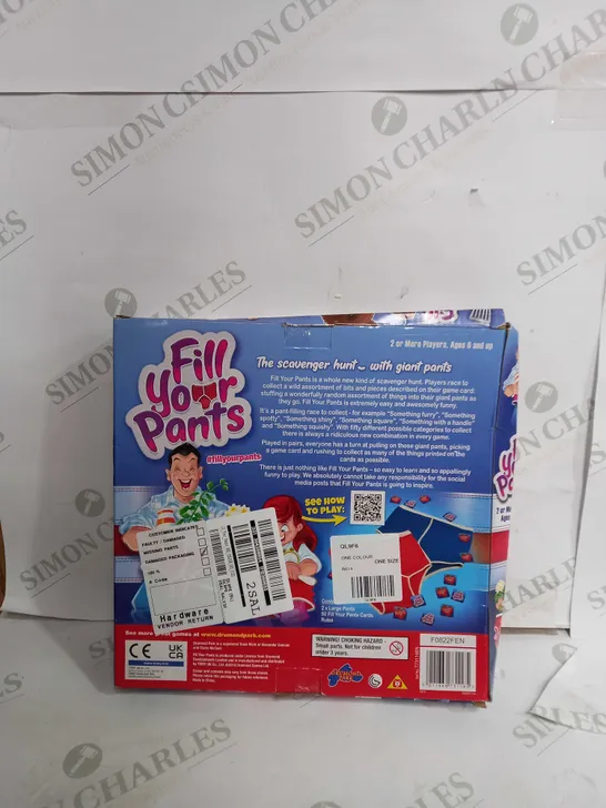 SEALED FILL YOUR PANTS BOARD GAME RRP £18.99