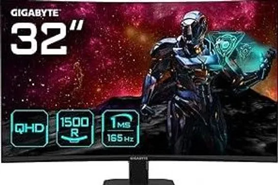 BRAND NEW BOXED GIGABYTE GS32QC GAMING MONITOR QHD CURVE 