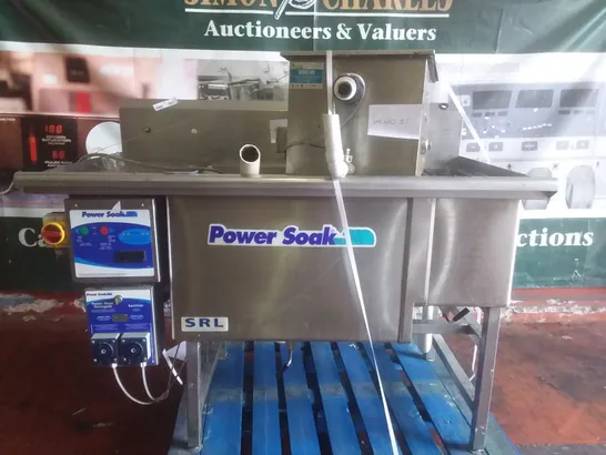 PALLET CONTAINING POWER SOAK COMMERCIAL WASHING STATION & AUTOMATIC GREASE REMOVAL DEVICE