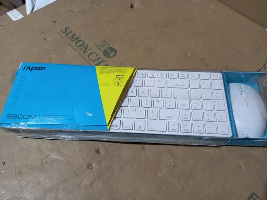 RAPOO 9300 MULTI MODE WIRELESS KEYBOARD AND MOUSE 