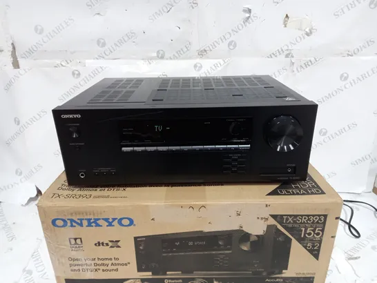 BOXED ONKYO TX-SR393 AV RECEIVER 