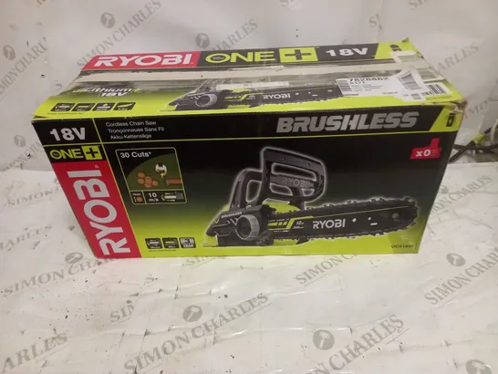 RYOBI 18V BRUSHLESS CHAINSAW OCS1830 