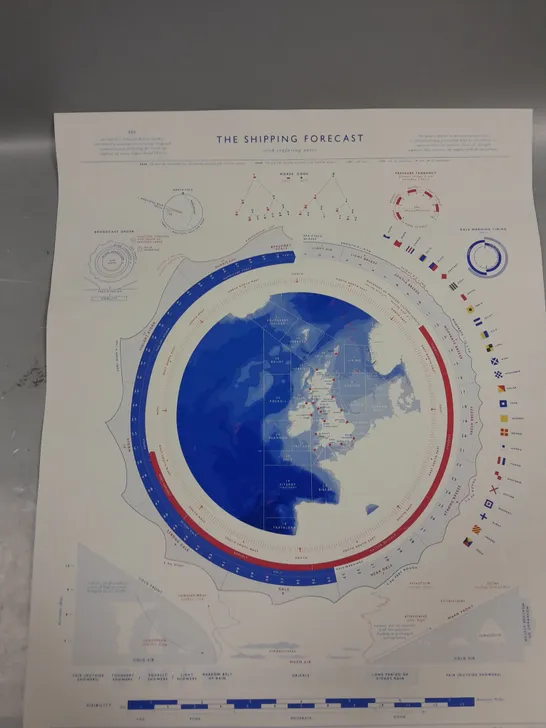 STILL STUDIO THE SHIPPING FORECAST SIGNED PRINT 