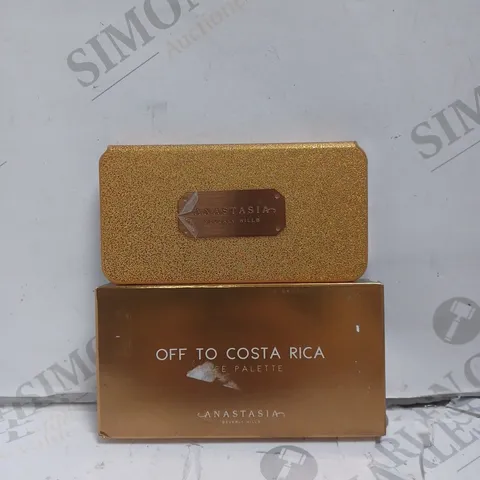 BOXED ANASTASIA OFF TO COSTA RICA FACE PALETTE. 