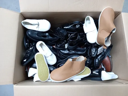 APPROXIMATELY 13 ASSORTED KIDS PAIRS OF SHOES IN VARIOUS COLOURS, STYLES, AND SIZES