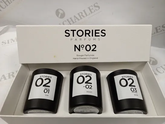 STORIES PARFUMS NO.2 CANDLE GIFT SET 