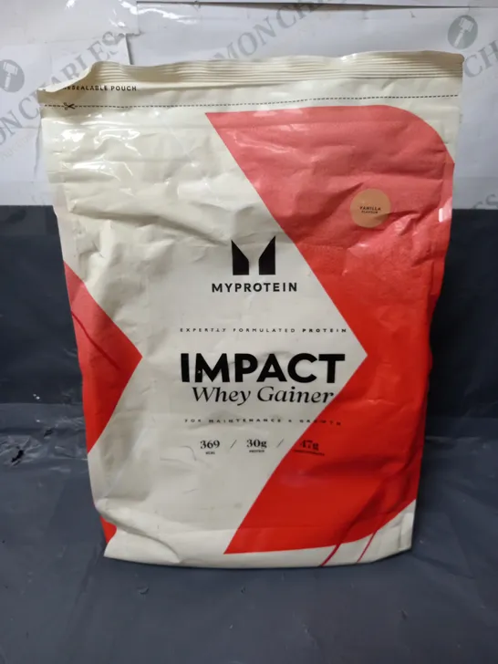 SEALED MYPROTIEN IMPACT WHEY GAINER IN VANILLA 2.5KG