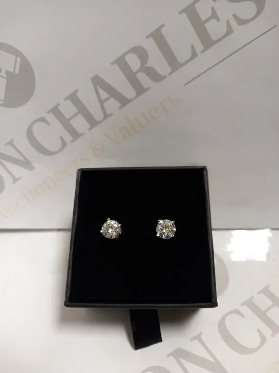 BOXED INFINITY DIAMOND JEWELLERY DIAMOND STUD EARRINGS 