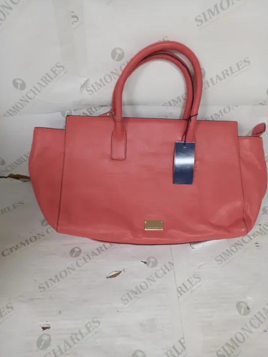 PAUL COSTELLOE HANDBAG IN SALMON PINK