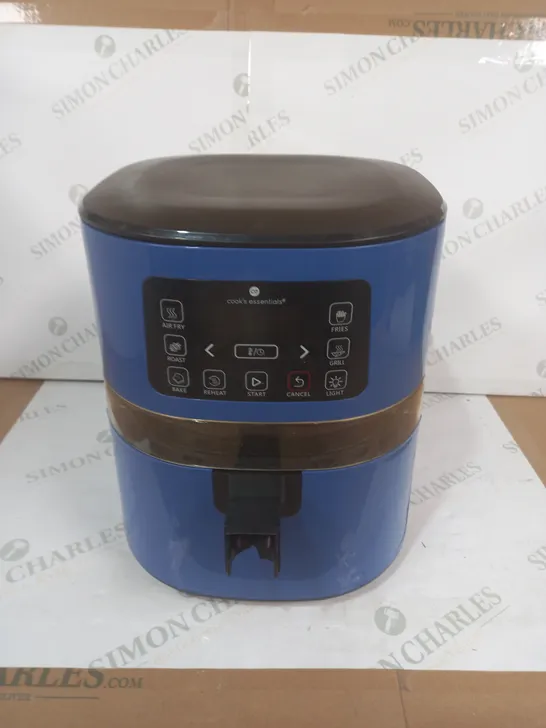 COOK'S ESSENTIALS AIR FRYER IN BLUE