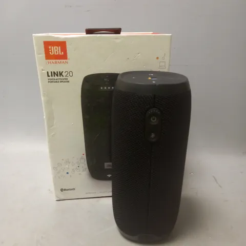 JBL LINK 20 BLUETOOTH VOICE-ACTIVATED PORTABLE SPEAKER 