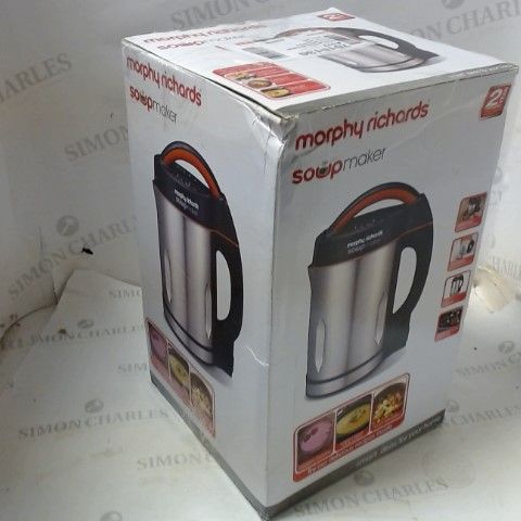 MORPHY RICHARDS 48822 SOUP MAKER, STAINLESS STEEL, 1000 W, 1.6 LITERS