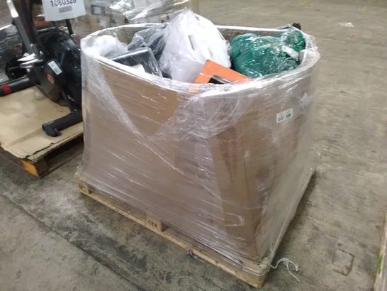 PALLET OF APPROXIMATELY 19 UNPROCESSED RAW RETURN HOUSEHOLD AND ELECTRICAL GOODS TO INCLUDE;