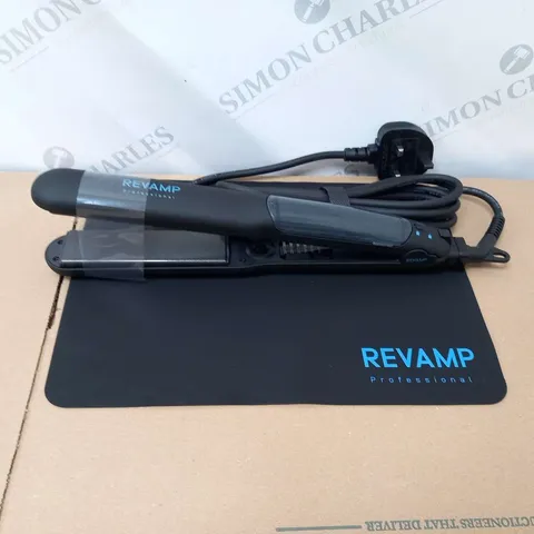 APPROXIMATELY 5 UNBOXED REVAMP PROGLOSS STEAMCARE CERAMIC STRAIGHTENER ST-1600-GB
