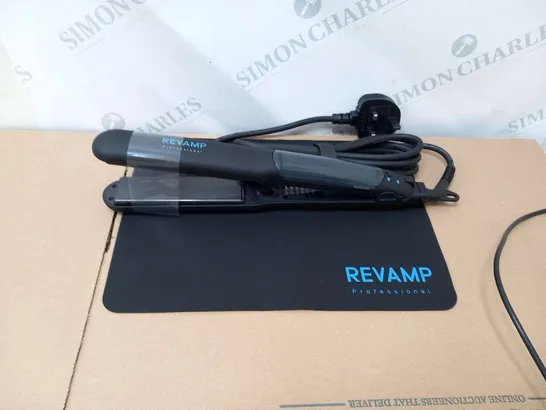 APPROXIMATELY 15 UNBOXED REVAMP PROGLOSS STEAMCARE CERAMIC STRAIGHTENER ST-1600-GB