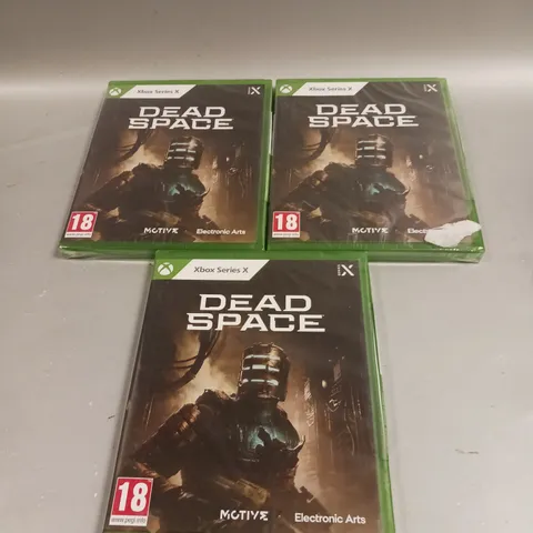 3 X SEALED DEAD SPACE VIDEO GAME FOR XBOX SERIES X 