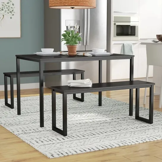 BOXED WINTERTON 6 PERSON BREAKFAST NOOK DINING SET