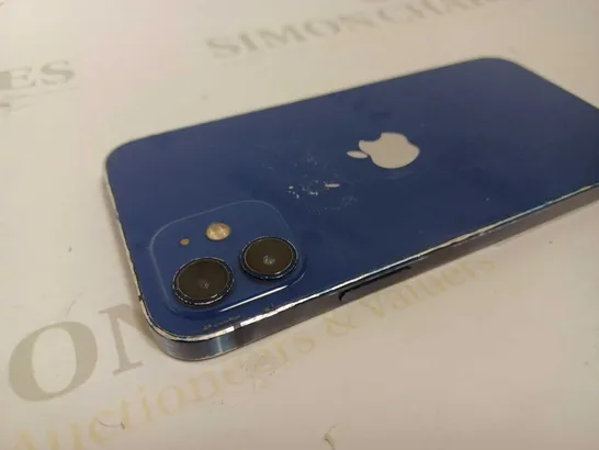 APPLE IPHONE - BLUE MODEL UNKNOWN