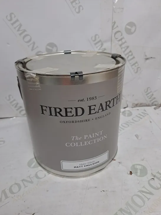 BOXED FIRED EARTH FLAKE WHITE PAINT - COLLECTION ONLY 