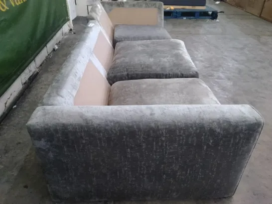 QUALITY DESIGNER 2 SECTION SOFA - GREY FABRIC