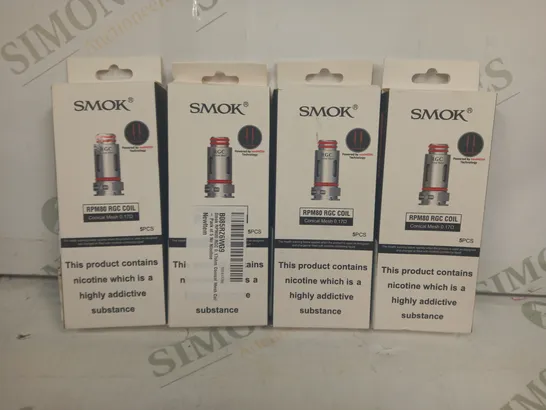 LOT OF APPROX 10 ASSORTED SMOK RPM80 RGC 5 COILS