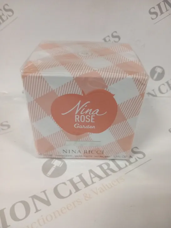 BOXED AND SEALED NINA ROSE GARDEN NINA RICCI EAU DE TOILETTE 50ML