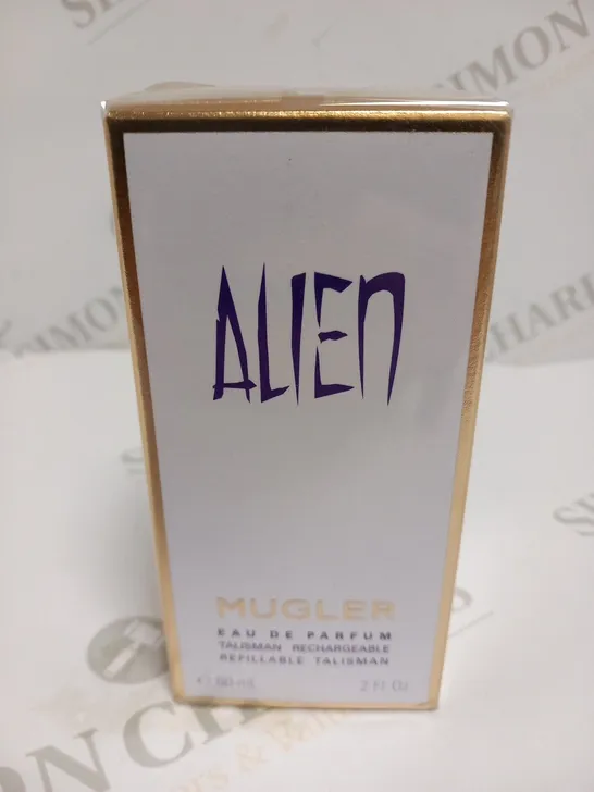 BOXED AND SEALED ALIEN MUGLER EAU DE PARFUM REFILLABLE TALISMAN 60ML