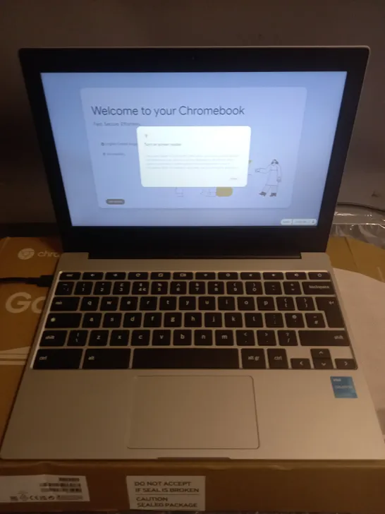 BOXED SAMSUNG GALAXYBOOK GO INTEL CELERON CHROMEBOOK LAPTOP