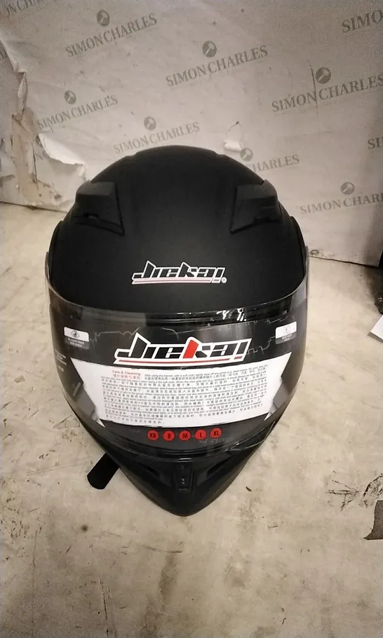 2XL MOTORCYCLE HELMET MATTE BLACK