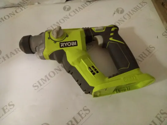 RYOBI R18SDS-0 ONE+ SDS PLUS CORDLESS ROTARY HAMMER DRILL (BODY ONLY) - HYPER GREEN