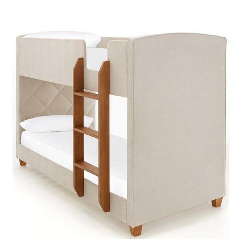 BOXED KENSINGTON UPHOLSTERED BUNK BED 3 BOXES OF 4 ONLY 